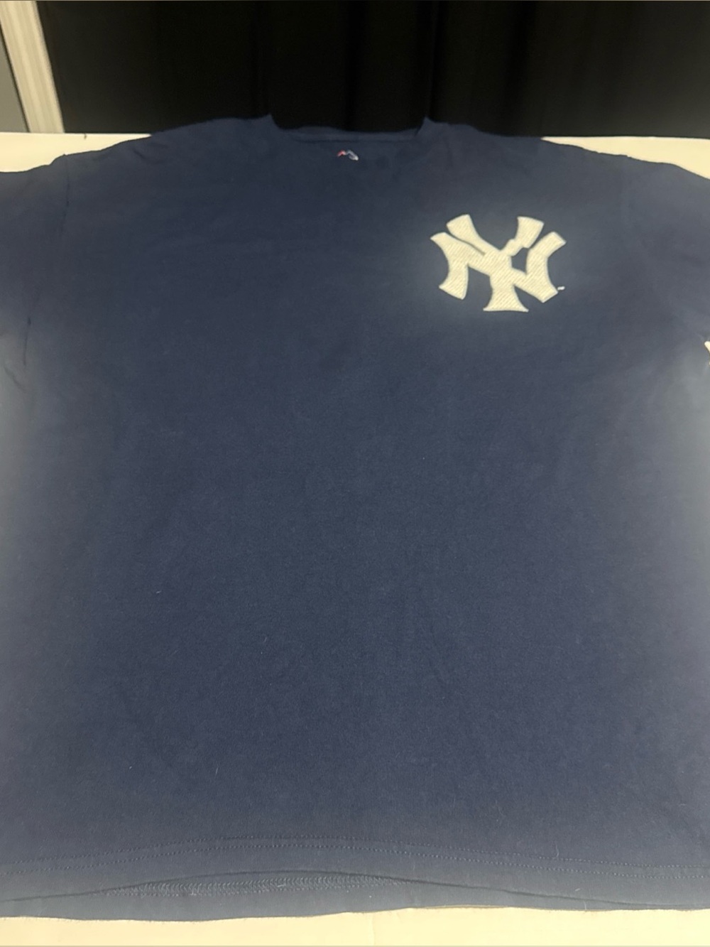 Majestic New York Yankees Derek Jeter MLB Blue XL Shirt Baseball